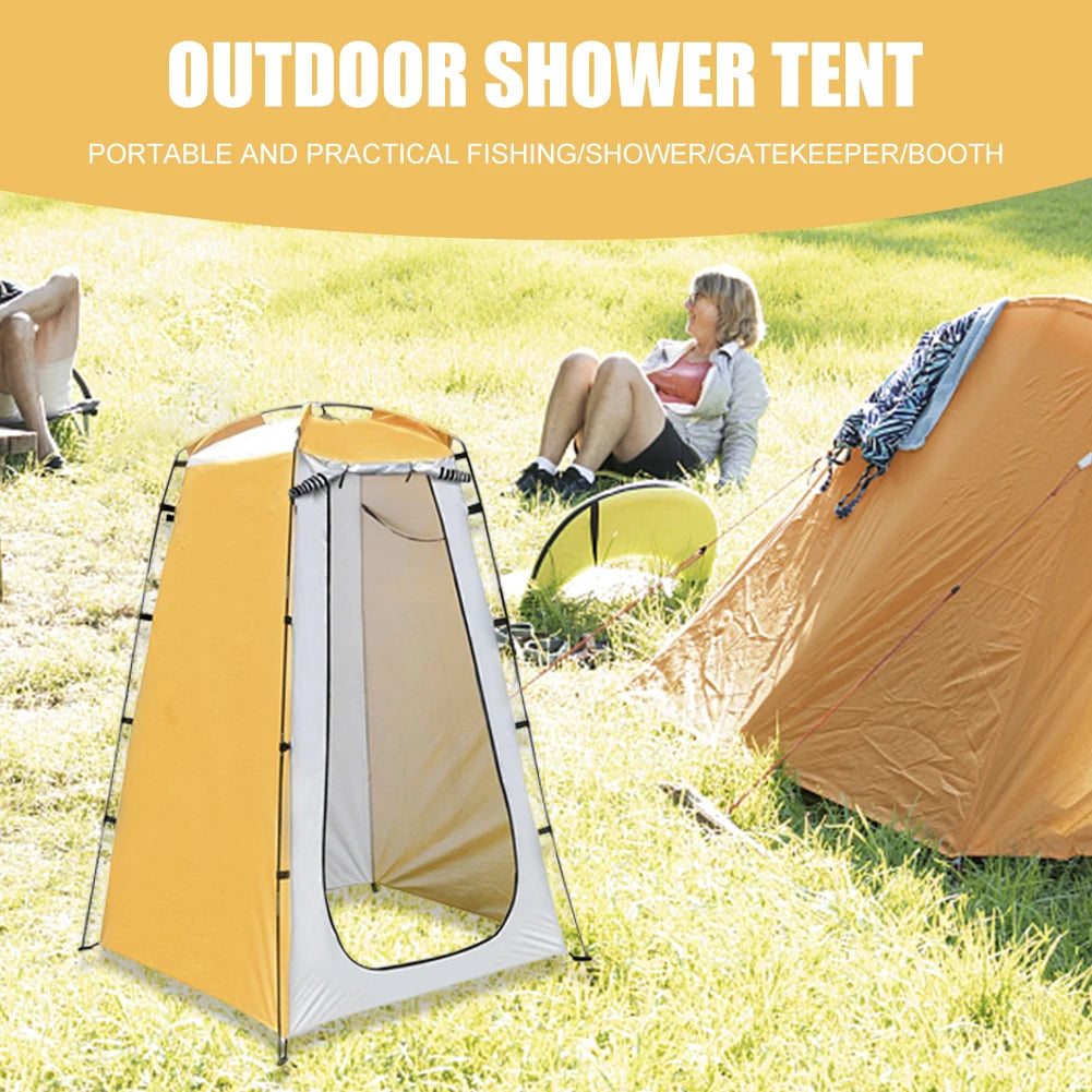 Portable Privacy Shower Outdoor Waterproof Changing Room Shelter for Camping Hiking Beach Toilet Shower Bathroom