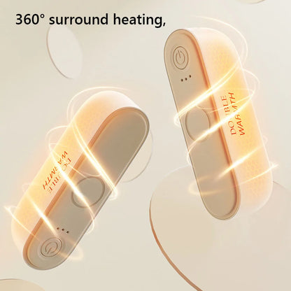 2 in 1 Magnetic Hand Warmer Mini  Heater 3 Temp Setting Split Pocket Heater Christmas Gifts