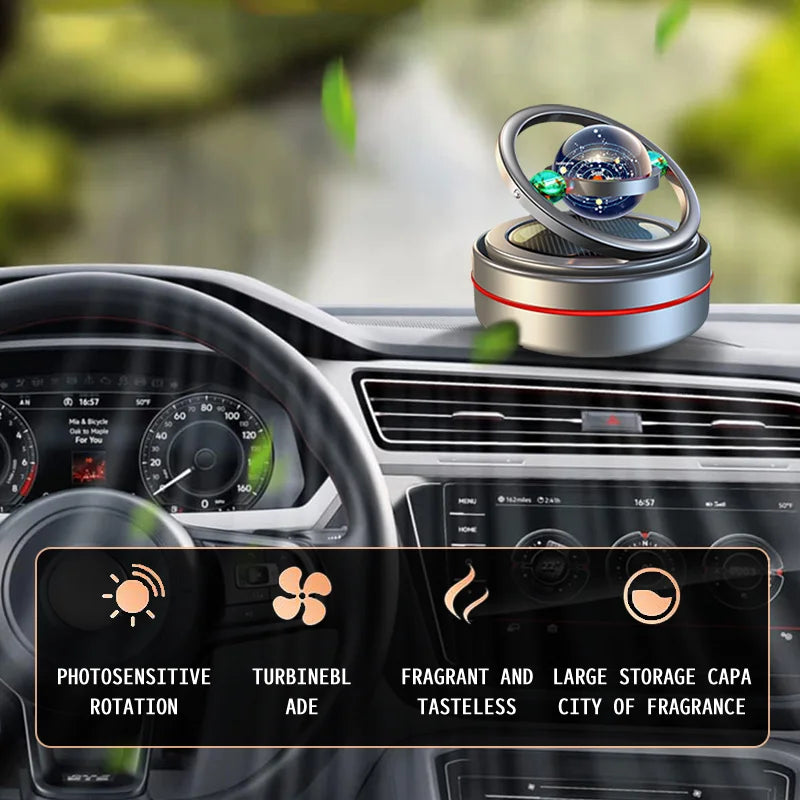 Solar Car Air freshener Aroma diffuser Accessories Interior Durable