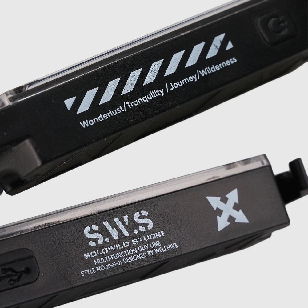 Tent Light Type-C Charging Tent String Lamp Dimming Wind Rope  Outdoor Camping Picnic