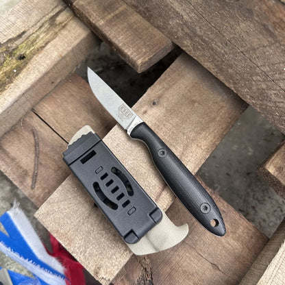 Portable Small Straight Knife  Steel Blade  Handle Outdoor Camping Wilderness  Hunting Knife Men's Gift