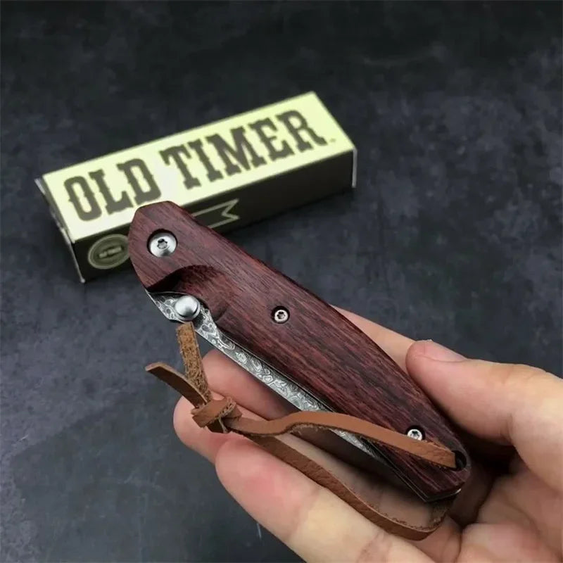 Steel Pocket Knife Outdoor  hunting camping multi-purpose men's gift