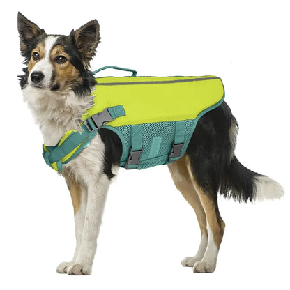 Durable Dog Life Jacket with Handle Medium Dogs