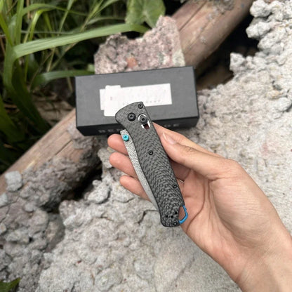 Pocket Folding Knife Carbon Fiber Handle Hunting Knife