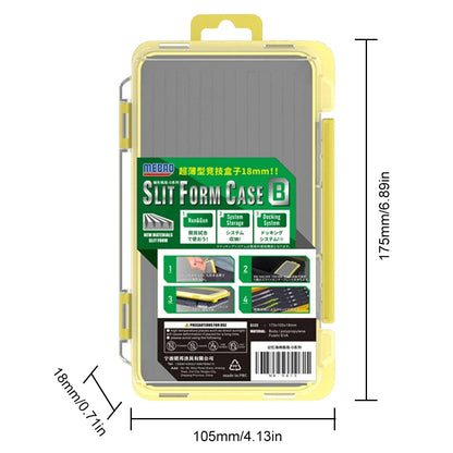 Fishing Tackle Box Waterproof Double Side Storage Container Accessories Organizer Case for Hook Lure