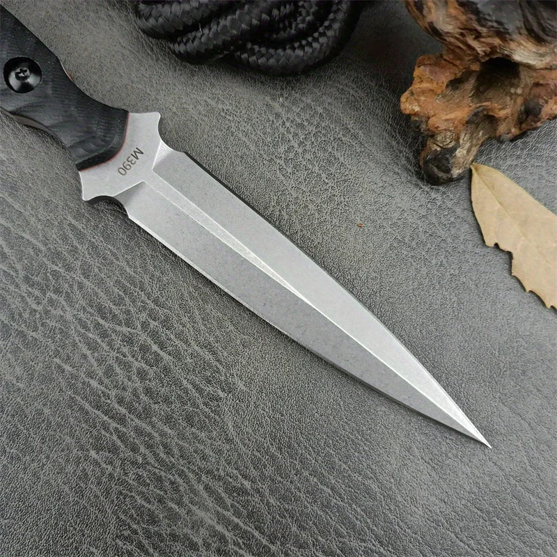 High Hardness Straight Knife, Steel  Handle,Pocket Knife, Fishing Gear,