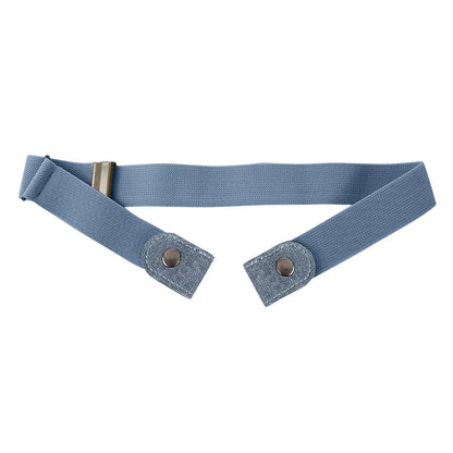 Elastic Belt Without Buckle Canvas Women Belt Stretch