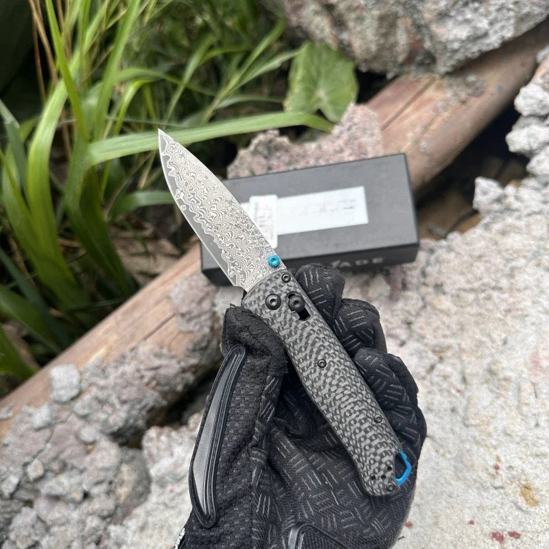 Pocket Folding Knife Carbon Fiber Handle Hunting Knife