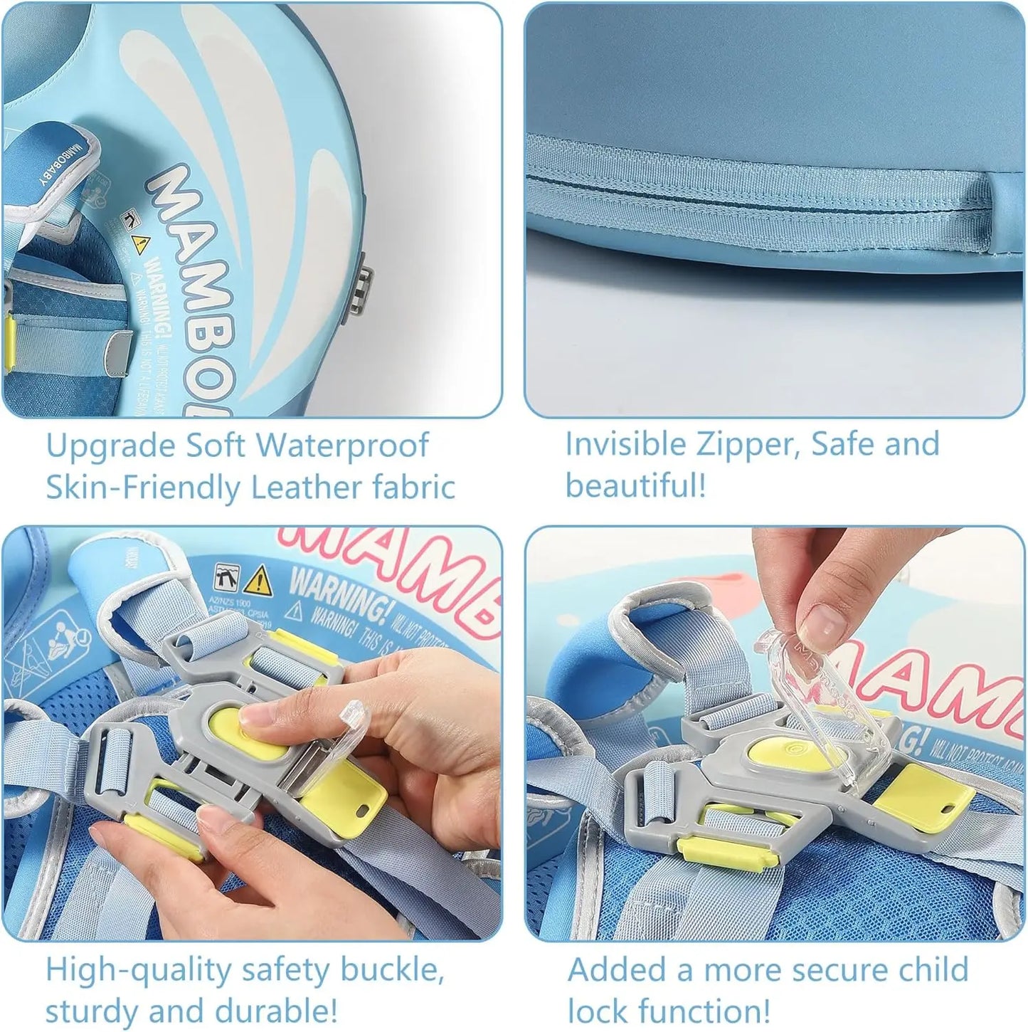 Float  Swim Float with Canopy Solid Infant Swim Trainer  3-24 Months