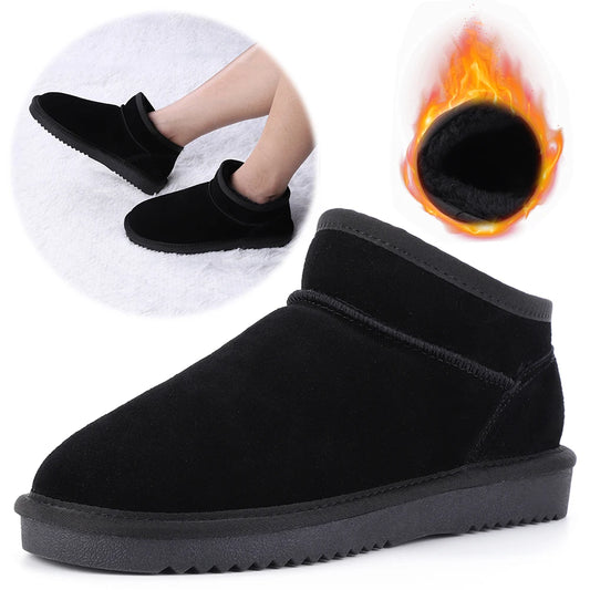 Women Snow Boots Warm Winter Booties Water Resistant Slip On