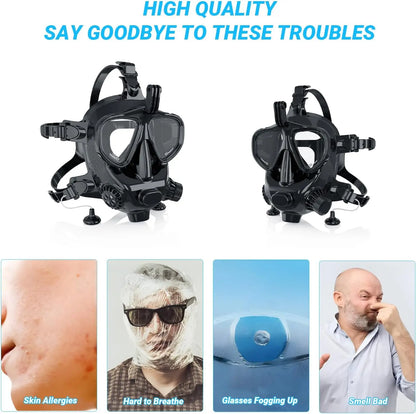 Full Face Dive Mask Support Diving & Snorkeling Scube Mask
