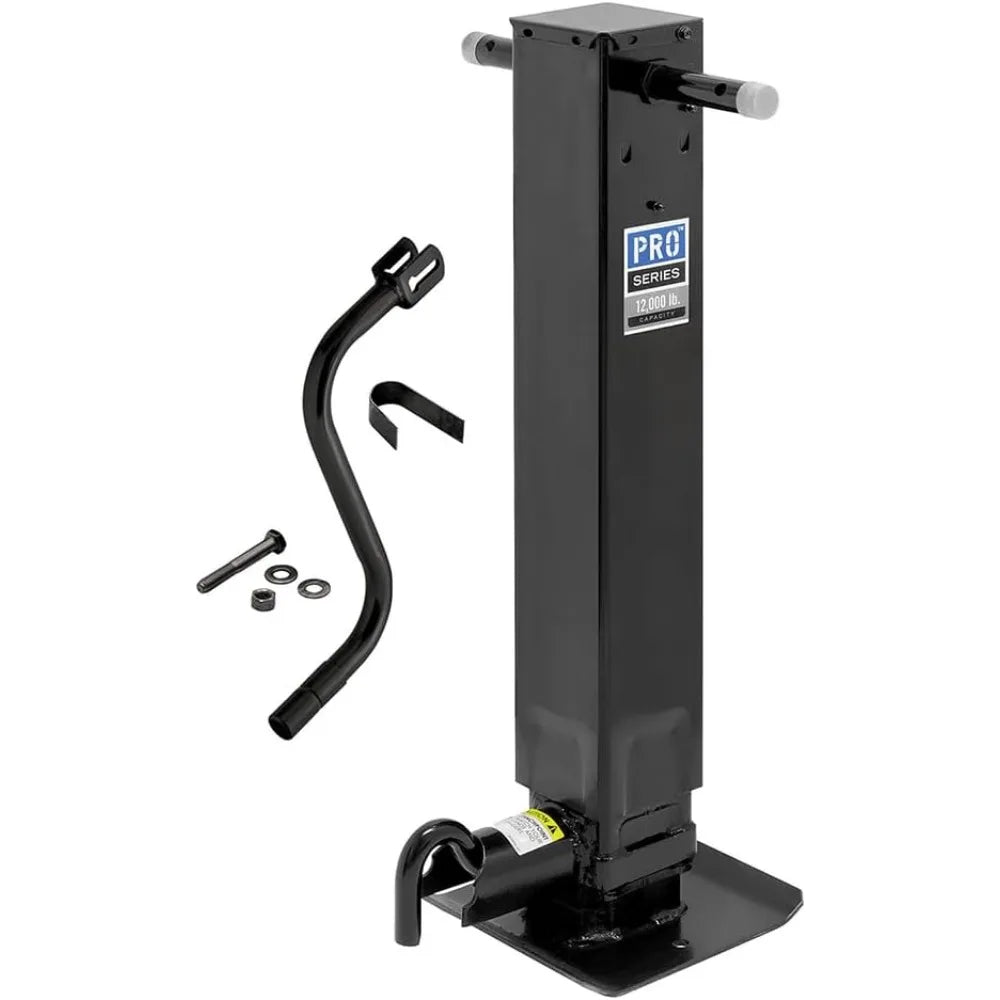 Square Trailer Jack, No Mount, 12,000 lbs. Support Capacity