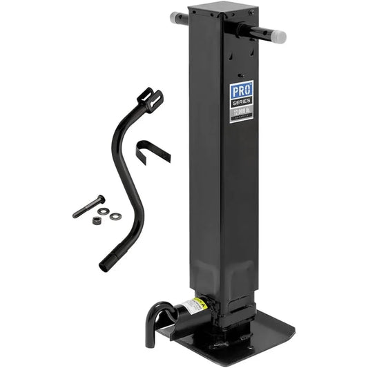 Square Trailer Jack, No Mount, 12,000 lbs. Support Capacity
