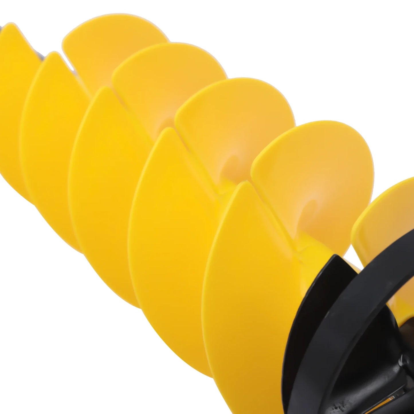 Cordless Nylon Ice Drill Double Spiral Fan/X Blades Three-layer Winter Fishing Drill