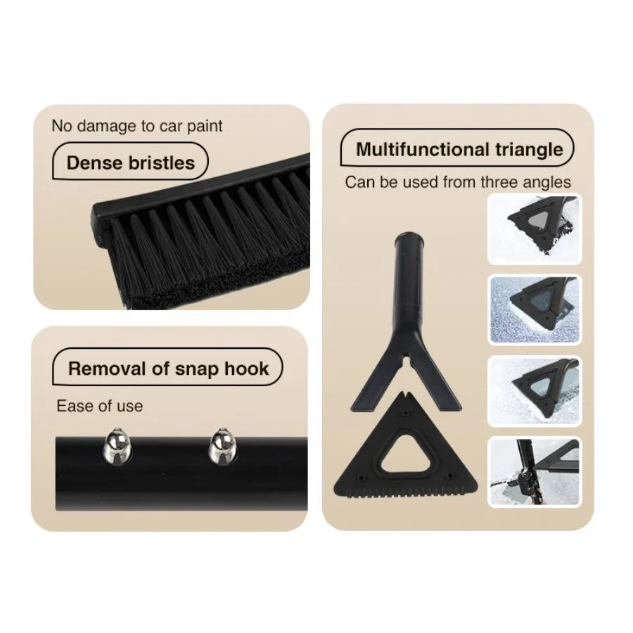 Snow Shovel 2025 New Upgrade Large Capacity Lightweight Aluminum Portable Snow Shovel