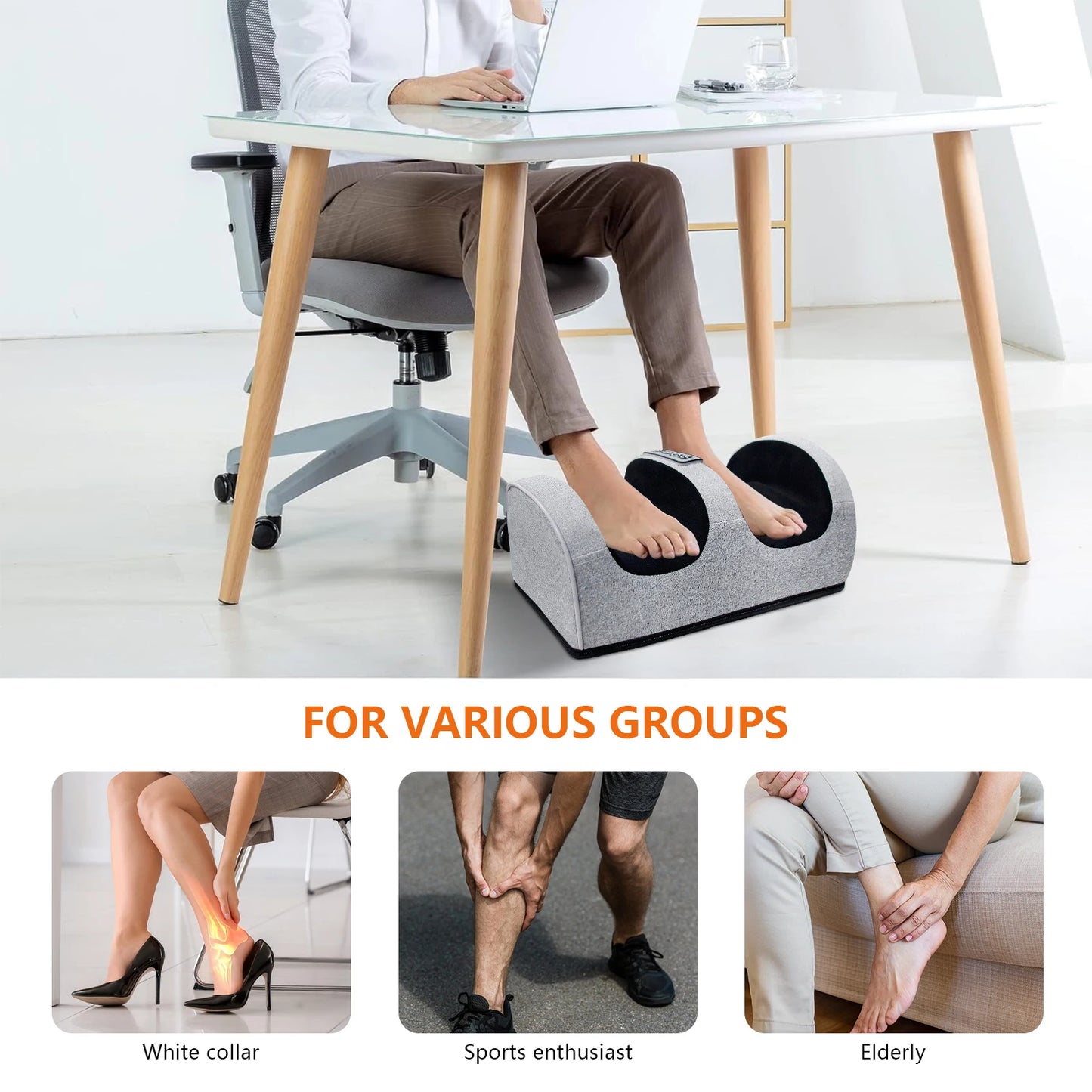 Foot massage machine leg massager electric heating Christmas gifts, Valentine's Day gifts,