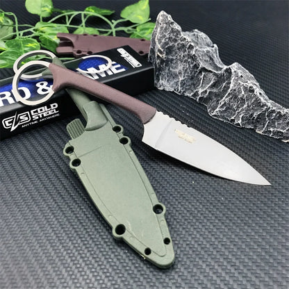 Straight Knife Nylon Handle Blade Sharp Cutting Multi-functional Camping Tool