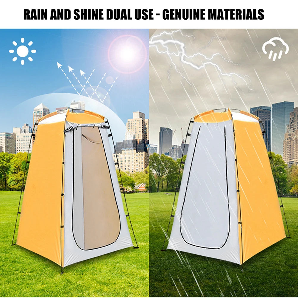 Portable Privacy Shower Outdoor Waterproof Changing Room Shelter for Camping Hiking Beach Toilet Shower Bathroom