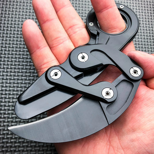 Pocket  Knife All-steel Claw Mechanical Paw Knives  Multi Tool  Camping