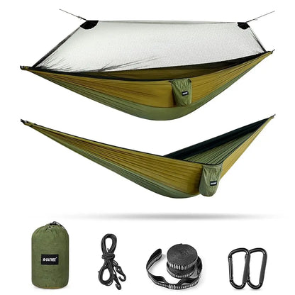 Large Camping Hammo With Mosquito Net 2 Person