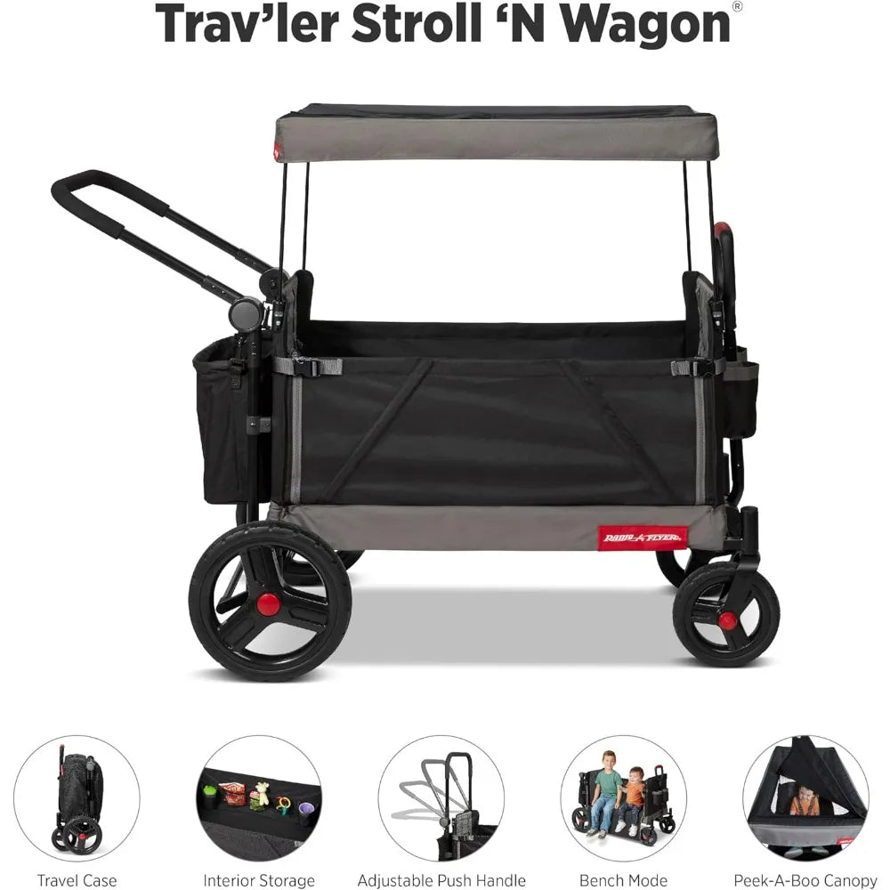 Children's Radio Flyer Wagons, Toddler Strollers, Portable Rolling Carts, Beach Carts with Wheels.