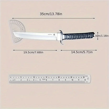 High hardness Large straight knife outdoor camping Portable tactical