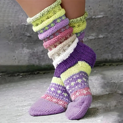 Winter Thread Socks Washable Anti-Freezing Thermal  Suitable for Indoor and Outdoor