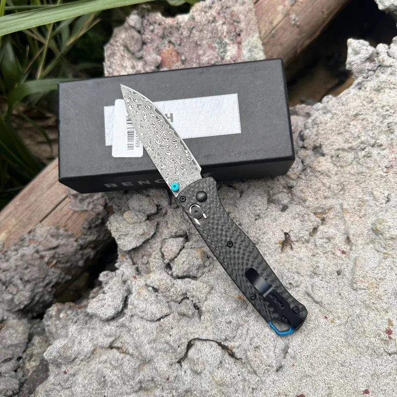 Pocket Folding Knife Carbon Fiber Handle Hunting Knife