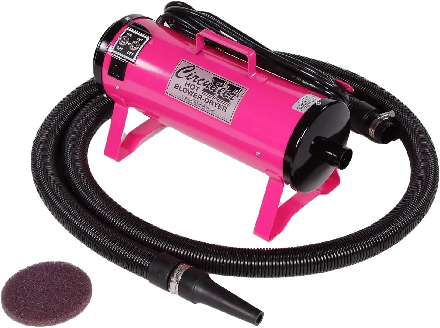 Portable Livestock Blower Dryer - 2-Speed Air for Cattle & Pet Grooming, Pink