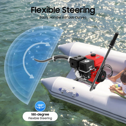 420cc Outboard Motor  9.0kW 3600rpm Four-stroke for Small Boats of 9.84-19.69ft