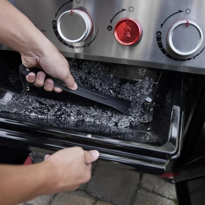 Liquid Propane Gas Grill For Outdoor Cooking, 3 Burners, Black