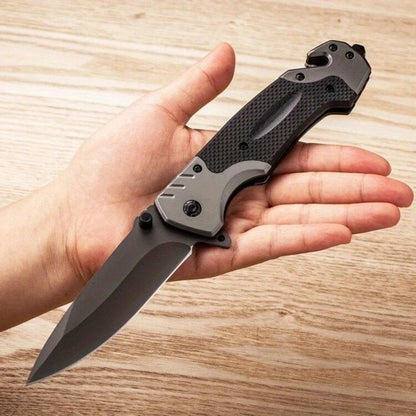 Portable Folding Knife - Stainless Steel , Lightweight Tool for Camping, Hiking