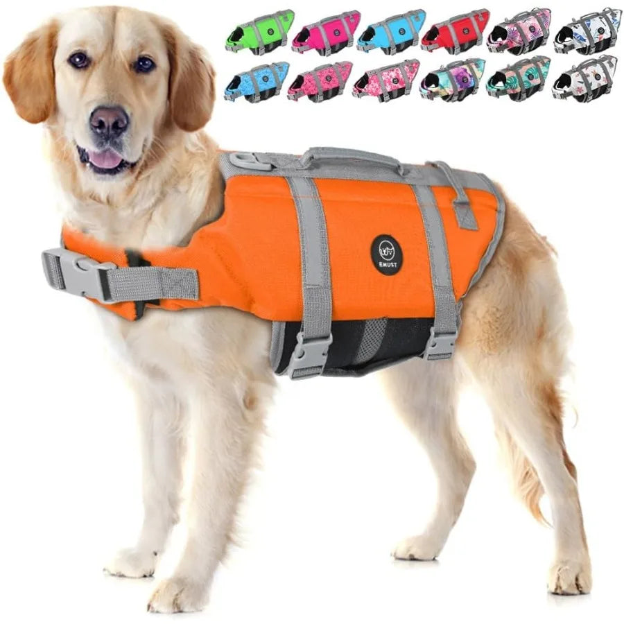 High Buoyancy Dog Life Jacket Durable and Comfortable large dog