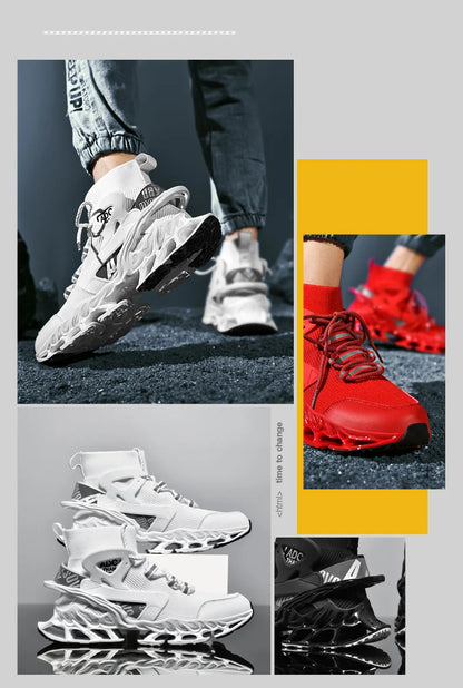 Men's Breathable Walking Tennis Running Shoes Blade Fashion Sneakers