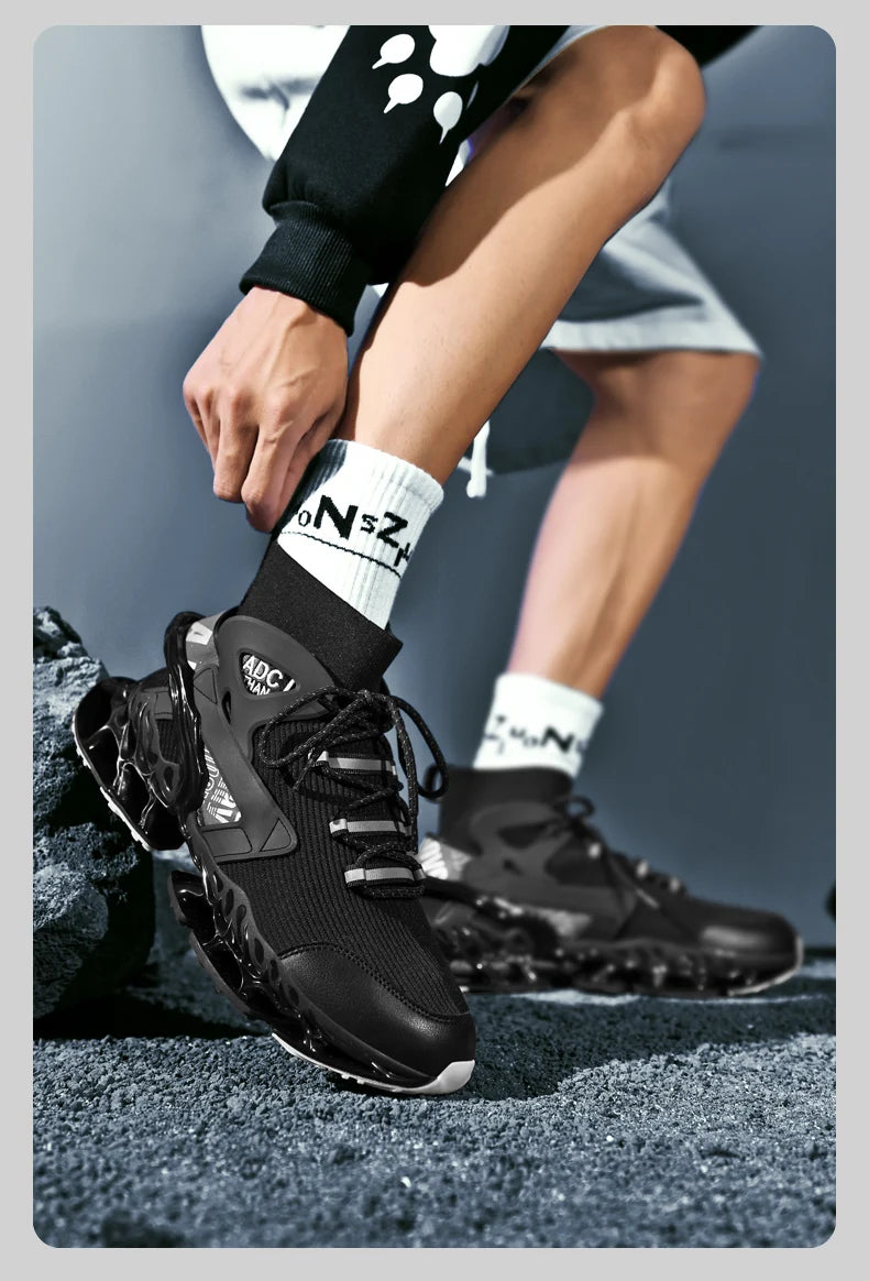Men's Breathable Walking Tennis Running Shoes Blade Fashion Sneakers
