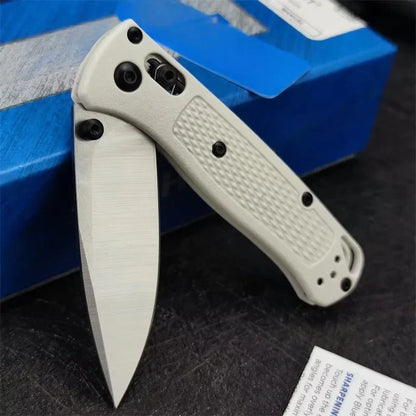 Nylon Wave Fiber Handle Axis Lock Folding Outdoor Pocket Knife Camping Hunting Tools