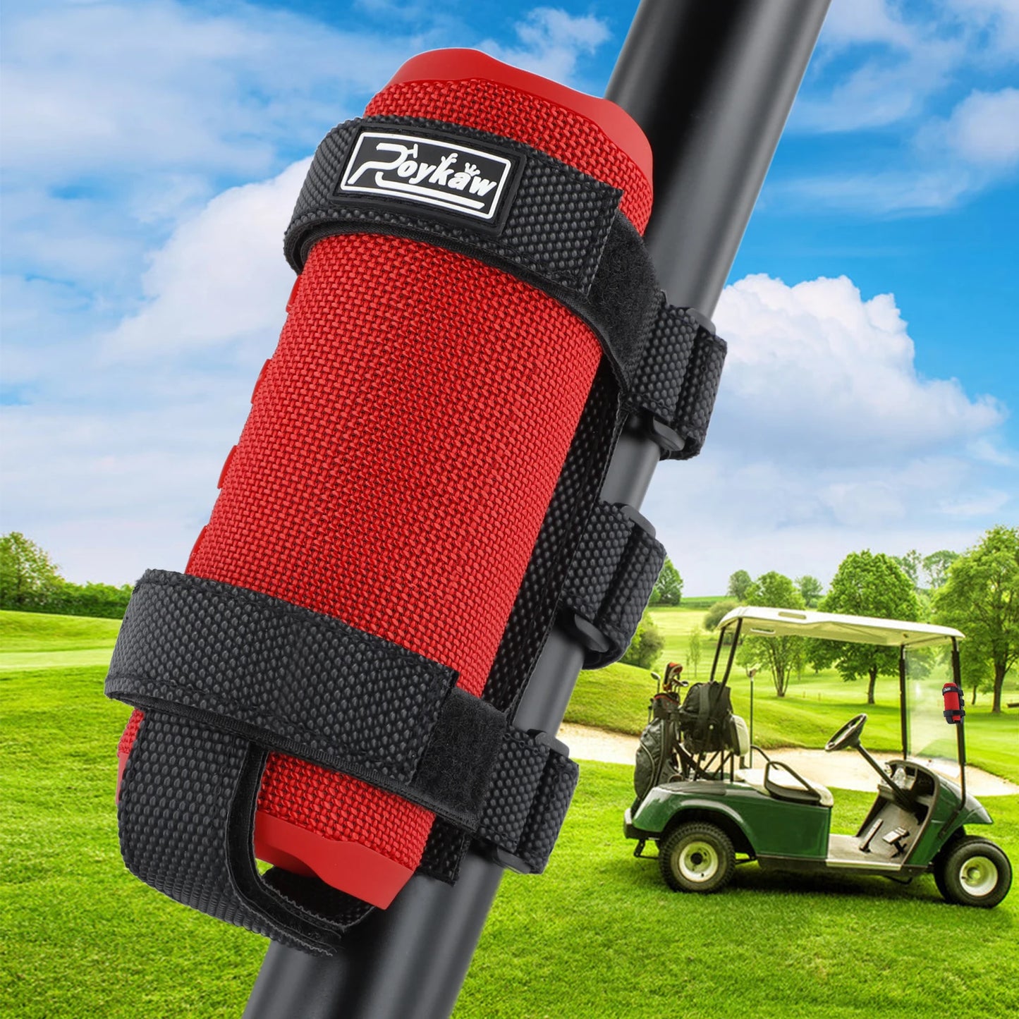 Portable Speaker Mount for Golf Cart Mountain Bike/Motorcycle Bar Rail, Outdoors Bluetooth Speaker Attachment