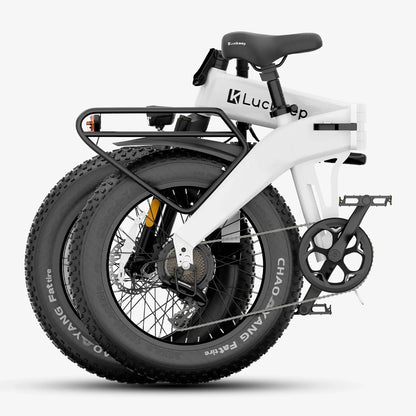 Fold Electric Bike 1400W Peak Motor Removable Battery E Bike 20 Inch Fat Tire.