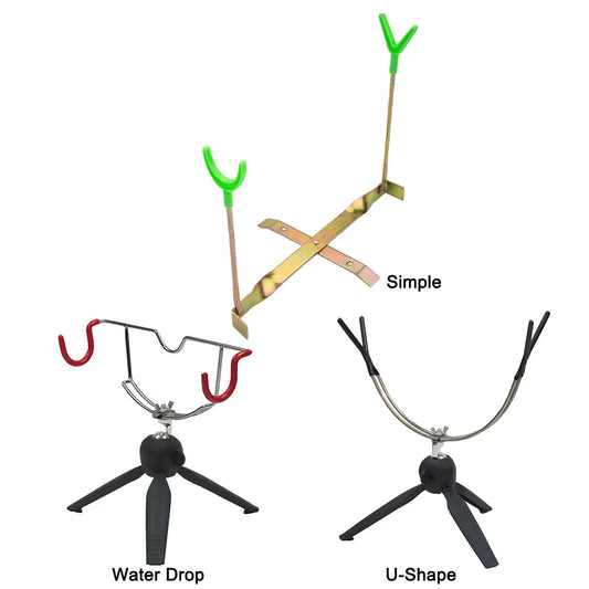 Double-Head Fish Pole Holder Easily Installation Adjustable Angle