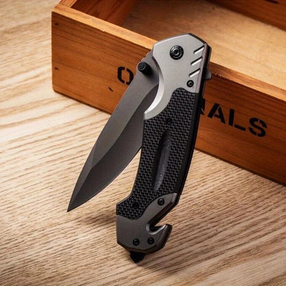 Portable Folding Knife - Stainless Steel , Lightweight Tool for Camping, Hiking