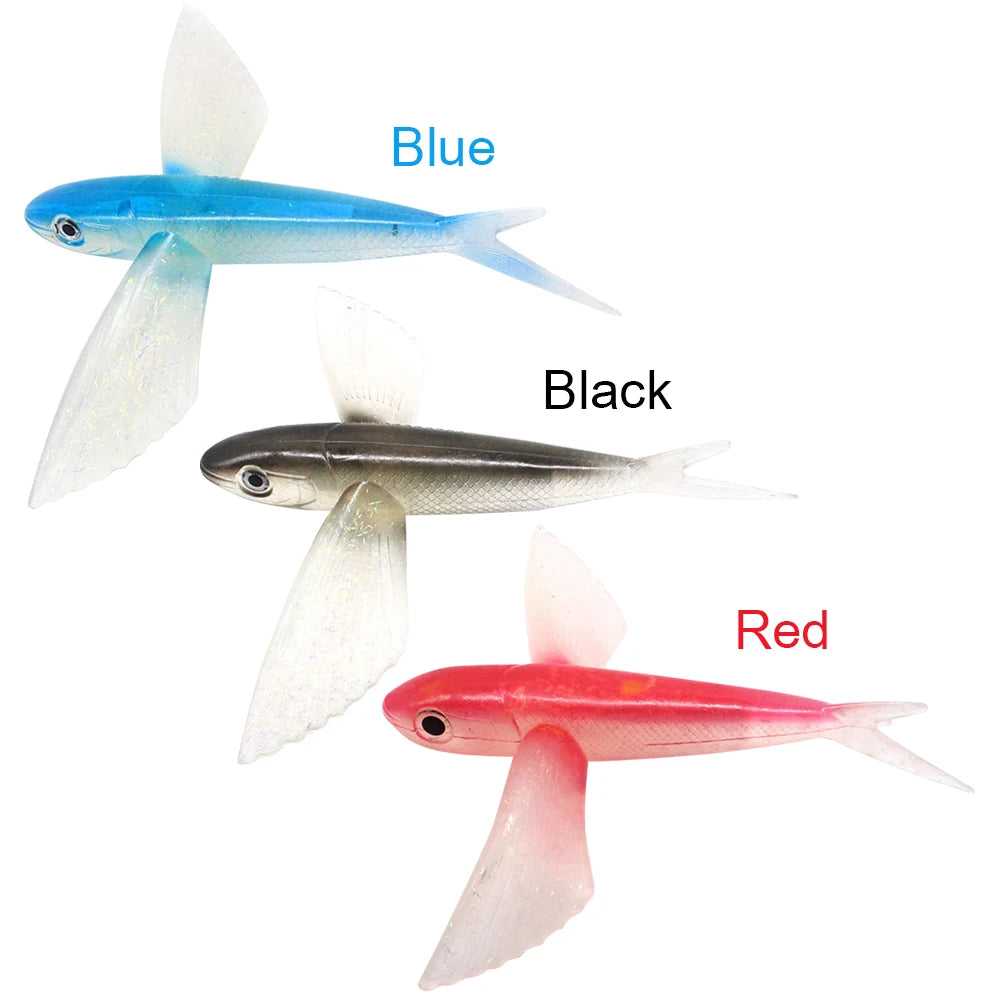1-10PCS Fishing Lure Bait Soft Bait Tuna Lures Pink Trolling Bird Shaped Teaser For Fishing Tackle