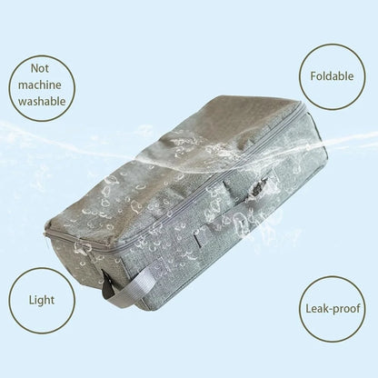 Lightweight Travel Litter Box Cats Foldable Design Leak Proof Portable K