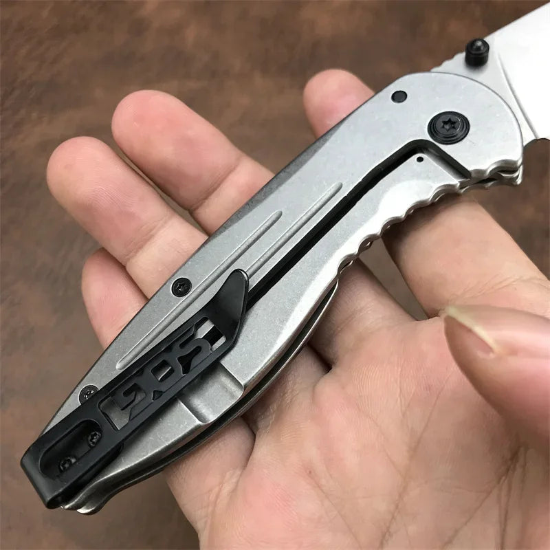 Folding Knife Steel Blade Outdoor Tactics Hunting Camping Hiking