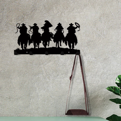 Modern 5 Hook Wall-Mounted Rack Easily Organize Coats, Keys More Hanger for Front Door