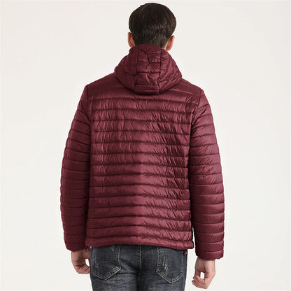 Lightweight Puffer Down Jackets for Men, Warm Parka, Windproof Coat, Casual Outerwear, Autumn and Winter Fashion Jacket