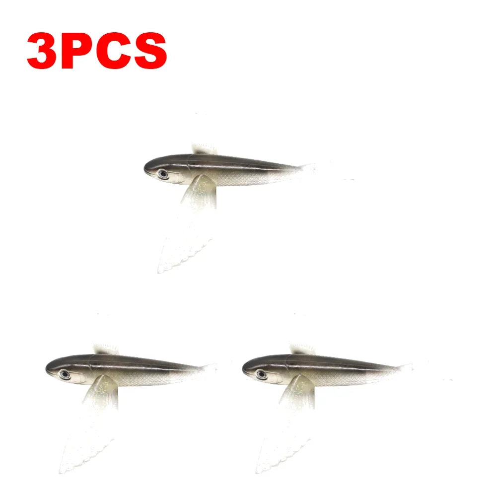 1-10PCS Fishing Lure Bait Soft Bait Tuna Lures Pink Trolling Bird Shaped Teaser For Fishing Tackle