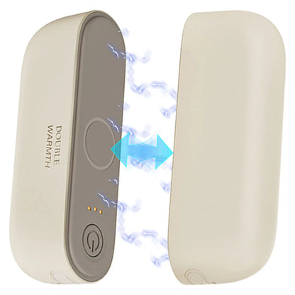 2 in 1 Magnetic Hand Warmer Mini  Heater 3 Temp Setting Split Pocket Heater Christmas Gifts