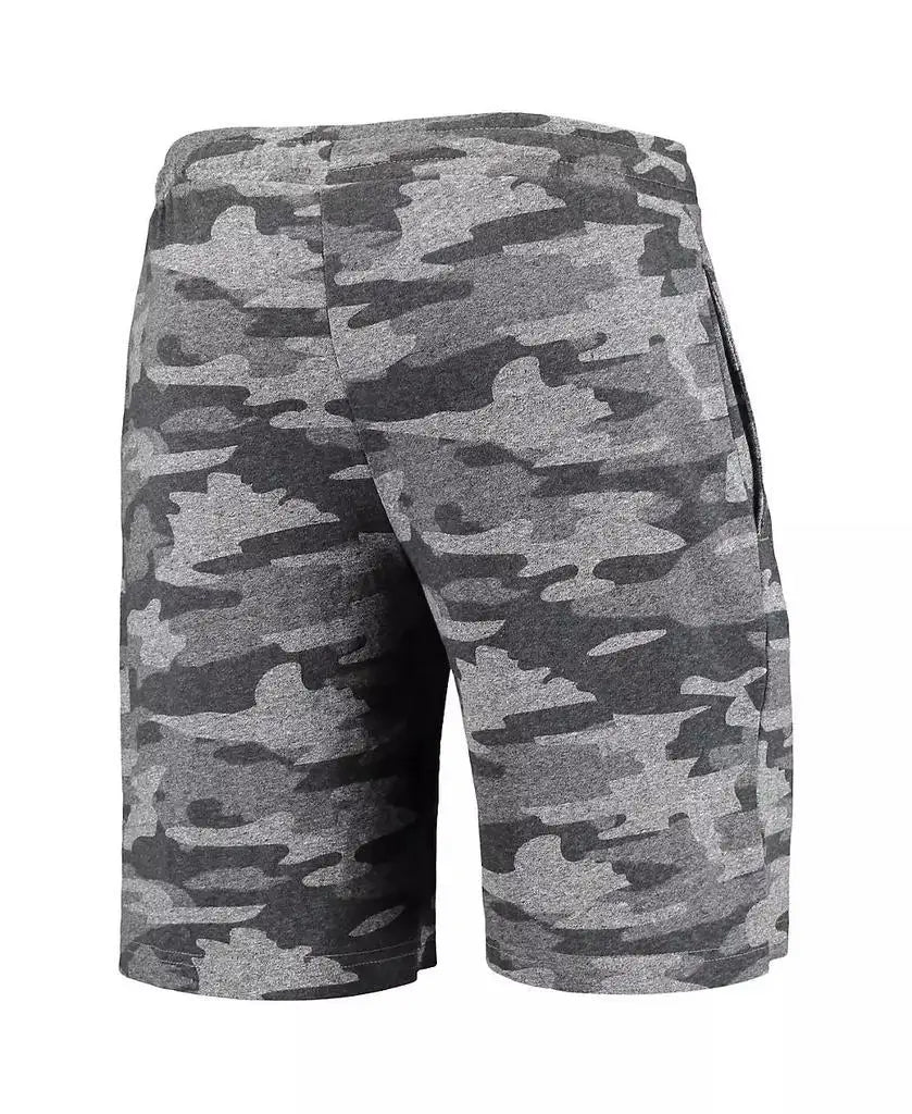 | Men's Charcoal, Gray Wisconsin Badgers Camo Lounge Shorts