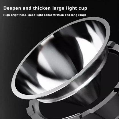 Solar/USB Rechargeable LED Flashlight - 3-in-1 Headlamp, Searchlight | Portable Outdoor Light for Hunting, Camping, Hiking