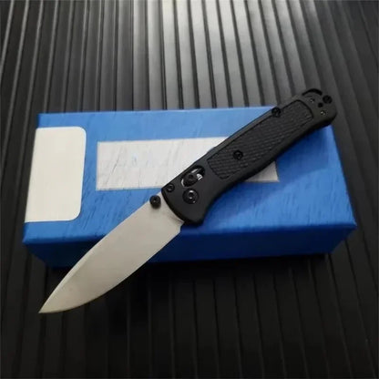 Nylon Wave Fiber Handle Axis Lock Folding Outdoor Pocket Knife Camping Hunting Tools